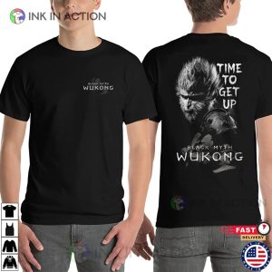 Black Myth Wukong Time To Get Up 2 Sided T-shirt