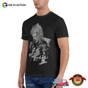 Black Myth Wukong Warrior Chinese T-shirt 1