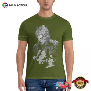 Black Myth Wukong Warrior Chinese T-shirt