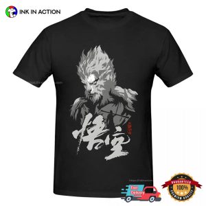 Black Myth Wukong Warrior Chinese T shirt 3