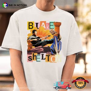 Blake Shelton Guitar Concert T shirt 2