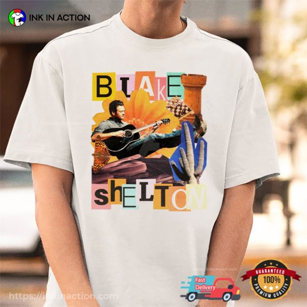 Blake Shelton Guitar Concert T-shirt