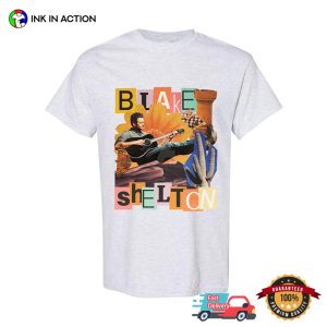 Blake Shelton Guitar Concert T shirt 3