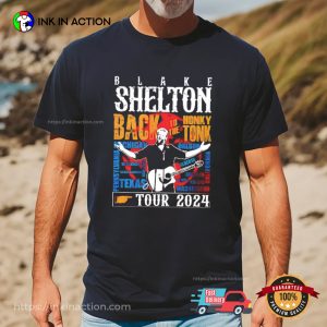 Blake Shelton Music Tour 2024 T shirt 2