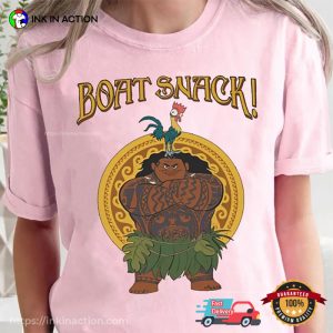 Boat Snack Hei Hei Disney Moana Funny Comfort Colors T shirt 1