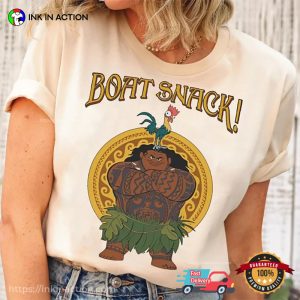 Boat Snack Hei Hei Disney Moana Funny Comfort Colors T shirt 3