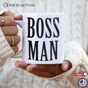 Boss Man Basic Coffee Cup, Gift For Manager 1