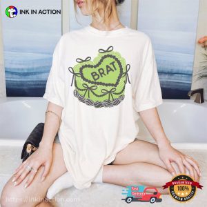 Brat Green Cake Comfort Color T shirt, Charli XCX Inspired Outfit 1