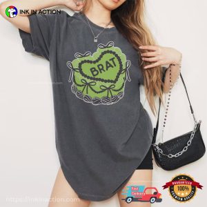 Brat Green Cake Comfort Color T shirt, Charli XCX Inspired Outfit 2