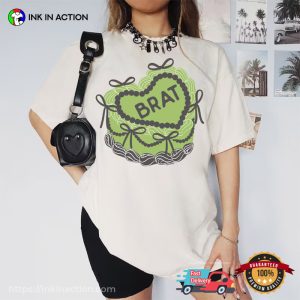 Brat Green Cake Comfort Color T shirt, Charli XCX Inspired Outfit 3