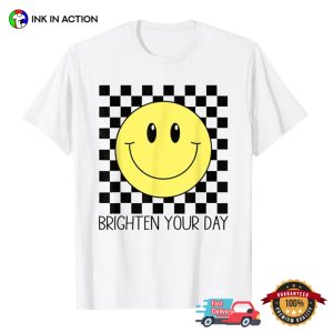 Brighten Your Day smiley face tee shirt 3