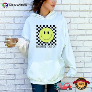 Brighten Your Day Smiley Face Tee Shirt