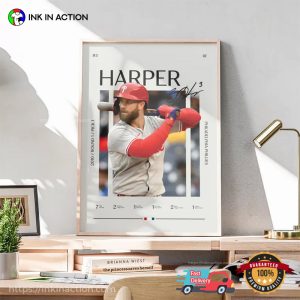 Bryce Harper Philadelphia Phillies Graphic Poster 3