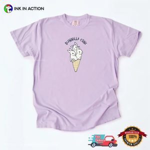 Bunnilla Cone Funny Ice Cream Bunny Comfort Colors T-shirt