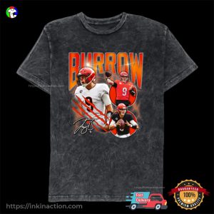 Burrow Football Quarterback 90s Style Comfort Colors T shirt 3