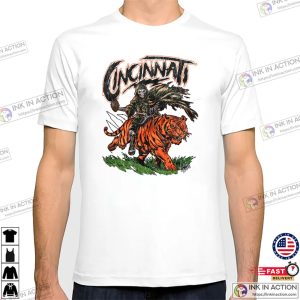 CINCINNATI Football Team Deadthreads Style T-shirt