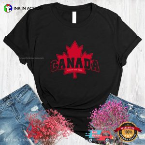 Canada Strong And Free Patriotic T-shirt, Happy Thanksgiving Canada Merch