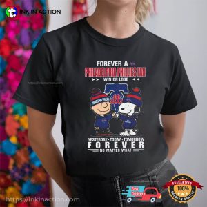 Charlie And Snoopy Forever A Philadelphia Phillies Fan Tee 1