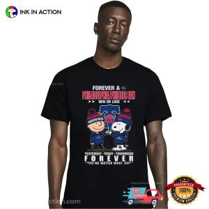 Charlie And Snoopy Forever A Philadelphia Phillies Fan Tee