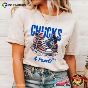 Chucks And Pearls ’24 Converse Comfort Colors Shirt