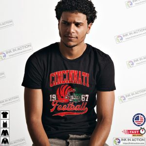 Cincinnati Football 1967 Vintage Style T shirt 3