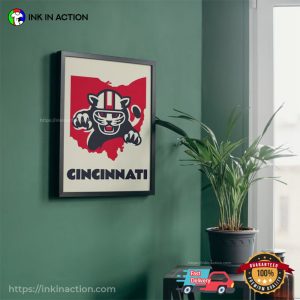 Cincinnati Football Art Poster 3