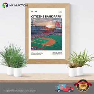 Citizens Bank Park MLB Stadium Poster 1