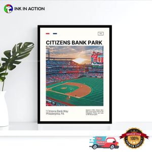 Citizens Bank Park MLB Stadium Poster 2