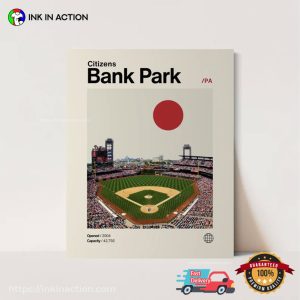 Citizens Bank Park Stadium Baseball Poster 3