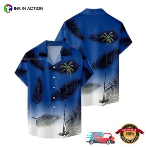 Coconut Tree Blue Sky Hawaiian T-shirt