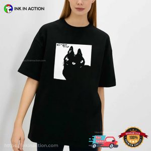 Cocteau Twin Black Cat Unisex T shirt 1