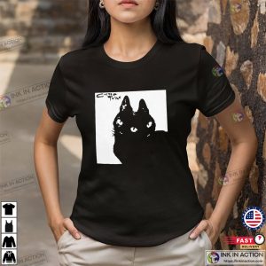 Cocteau Twin Black Cat Unisex T shirt 2