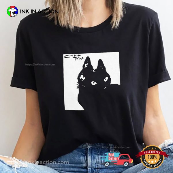 Cocteau Twin Black Cat Unisex T-shirt