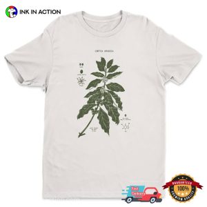 Coffea Arabica Plant Diagram Comfort Colors Tee 2