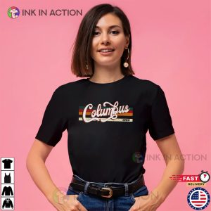 Columbus Ohio Retro columbus day T shirt 1