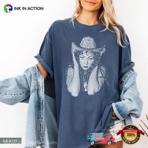 Cowgirl Chappell Roan Retro Portrait Comfort Colors T shirt 2