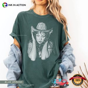 Cowgirl Chappell Roan Retro Portrait Comfort Colors T shirt 3