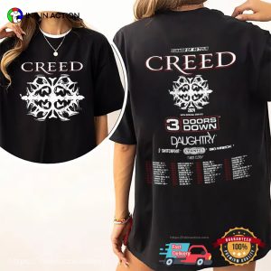 Creed 2024 Tour Schedules Comfort Colors T-shirt Creed 2024 Tour Schedules Comfort Colors T-shirt
