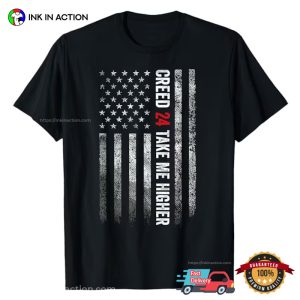 Creed '24 Take Me Higher America Flag T shirt 3