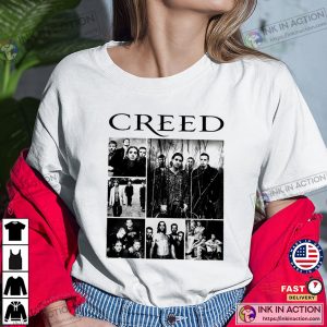 Creed Retro Rock Band Tee