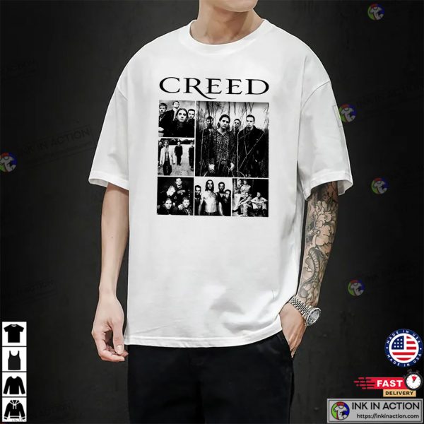 Creed Retro Rock Band Tee