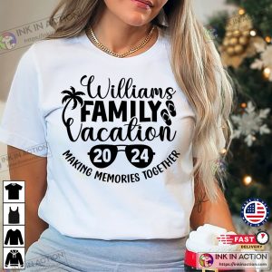 Custom Family Vacation 2024 Memorial Tee 2