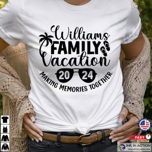 Custom Family Vacation 2024 Memorial Tee 3