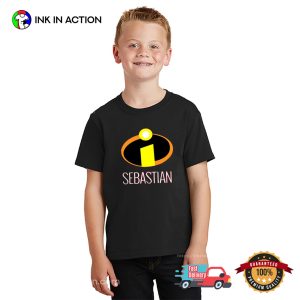 Custom Name The Incredibles Logo Baby Tee