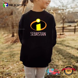 Custom Name The Incredibles Logo Baby Tee 3