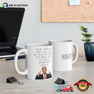 Custom best boss Funny Trump Quote Coffee Cup