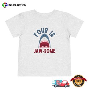 Customized Age Jaw some Kid Shark Birthday Tee 2