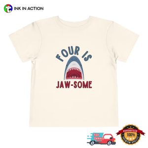 Customized Age Jaw some Kid Shark Birthday Tee 3