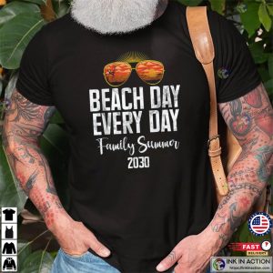 Customized Year Beach Day Every Day Family Summer T-shirt