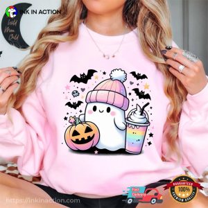 Cute Halloween Spooky Season Ghost halloween graphic shirts 1